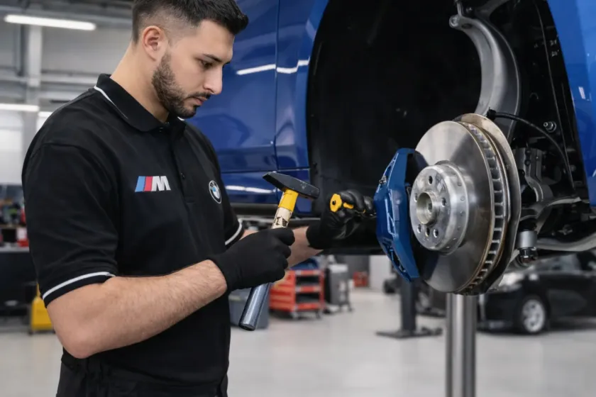 Freios e suspensão com peça OEM